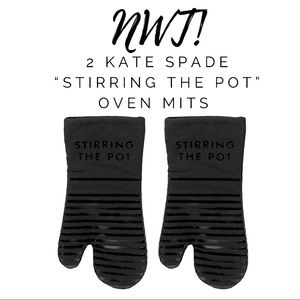 Kate Spade "Stirring the Pot" Oven Mits